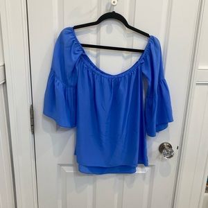 Lily Pulitzer off the shoulder blouse